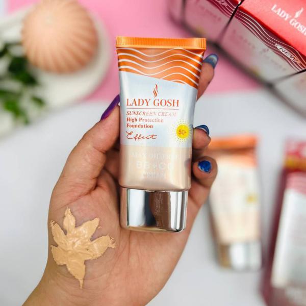 کرم ضد آفتاب لیدی گاش رنگی SPF50 Lady Gosh میداشاپ